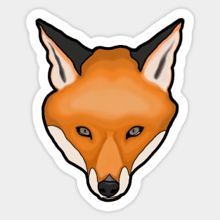 Fox Face Sticker